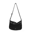 Michael Kors Adjustable Strap Shoulder Bag With Side Buckles In Black