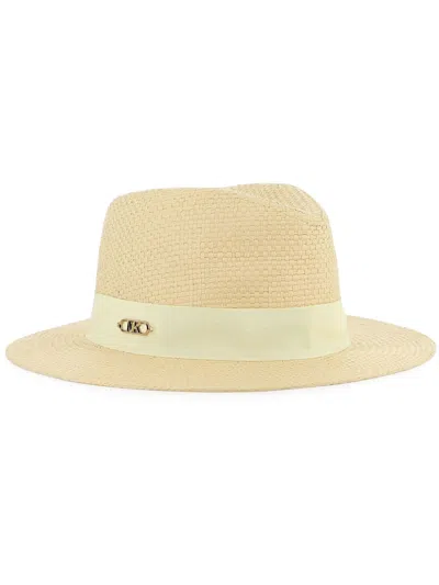 Michael Kors Kids' Logo-plaque Sun Hat In Neutrals