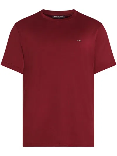 Michael Kors Logo-print Cotton T-shirt In Red