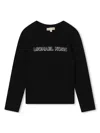 Michael Kors T-shirt Mit Logo-print In Schwarz