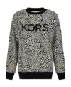 Michael Kors Sweatshirt With Logo Print In Black
