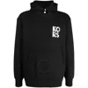 Michael Kors Logo-print Cotton-blend Hoodie In Black