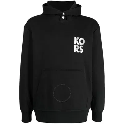 Michael Kors Logo-print Hoodie In Black