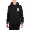 Michael Kors Logo-print Cotton-blend Hoodie In Black