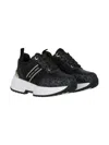 Michael Kors Logo-print Platform Sneakers In Black