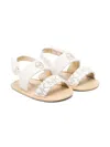 Michael Kors Logo-print Sandals In White