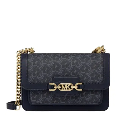 Michael Kors Logo-print Shoulder Bag In Black