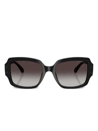 Michael Kors Logo-print Sunglasses In Black