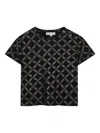 Michael Kors Logo-print T-shirt In Black