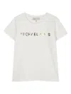 Michael Kors Logo-print T-shirt In Neutral