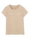 Michael Kors Logo-print T-shirt In Neutrals