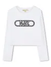 Shop Michael Kors Logo-print T-shirt In White