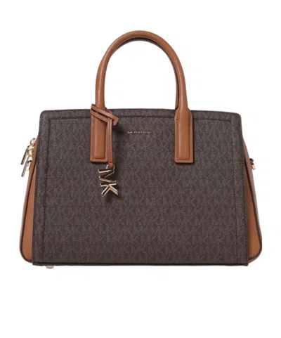 Michael Kors Logo Print Tote Bag In Black