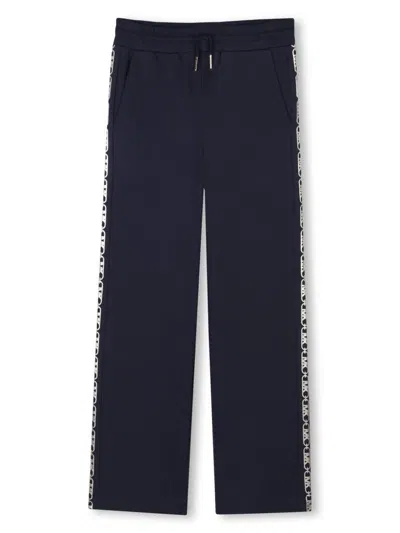 Michael Kors Kids' Logo-print Track Pants In Blue
