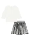 Michael Kors Logo-print Two-piece Set In White