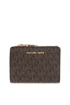 Michael Kors Canvas Empire Wallet Foldable Design