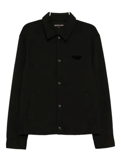 Michael Kors Logo-printed Jacket In Black