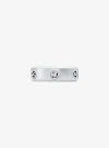 Michael Kors Logo Band Ring In Metallic