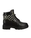 Michael Kors Logo Short Boots In Black
