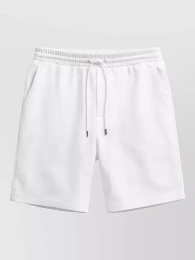 Michael Kors Logo Shorts Featuring Side And Back Pockets In White
