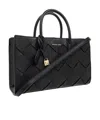 Michael Kors Logo Shoulder Bag In Black