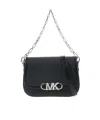 Michael Kors Logo Shoulder Bag In Black