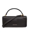 Michael Kors Small Top Handle Barrel Crossbody In Black