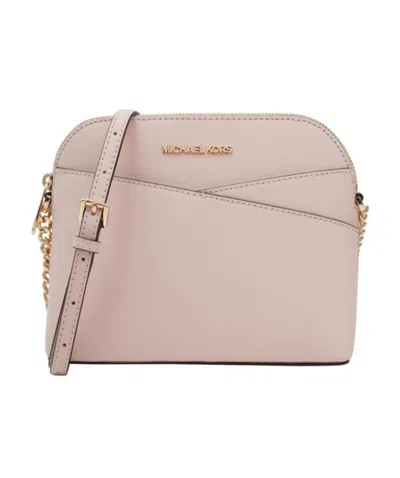Michael Kors Logo Shoulder Bag In Nude
