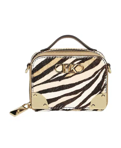 Michael Kors Logo Shoulder Bag In Nude