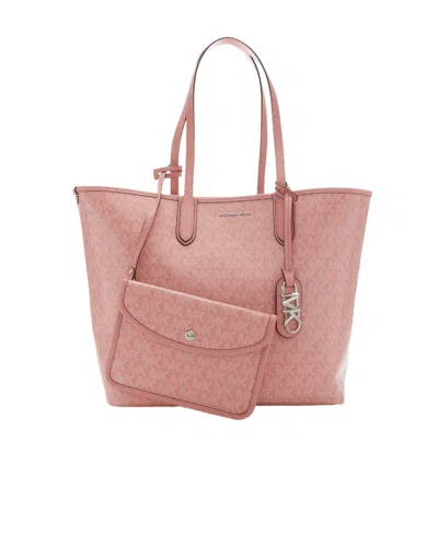 Michael Kors Logo Shoulder Bag In Pink