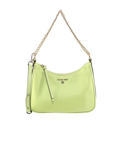 Michael Kors Logo Shoulder Bag In Yellow