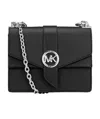 Michael Kors Logo Sign Shoulder Bag In Black