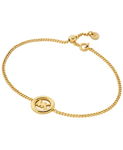 Michael Kors Logo Slider Bracelet In Gold
