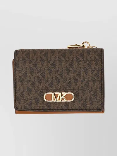Michael Kors Logo Snap Button Wallet And Cardholder