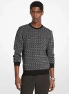 Michael Kors Logo Sweater In Black