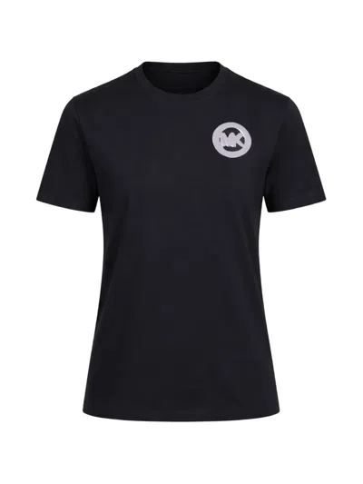 Michael Kors Logo T-shirt In Black