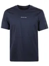 Michael Kors Logo-tape T-shirt In Blue