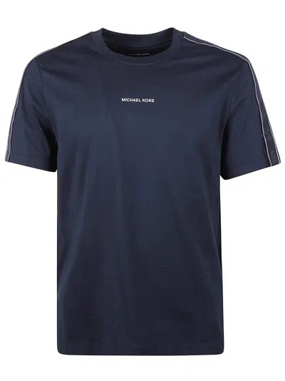 Michael Kors Logo T-shirt In Blue