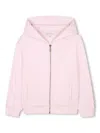 Michael Kors Logo-tape Hoodie In Pink