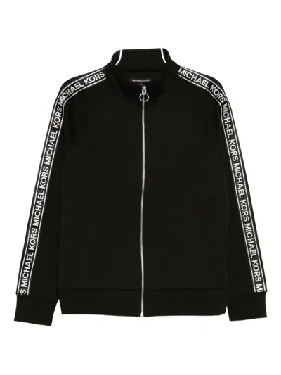 Michael Kors Logo Tape Jacket In Black