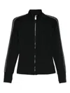 Michael Kors Logo-tape Jacket In Black