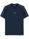 Michael Kors Logo-tape T-shirt In Blue