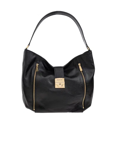 Michael Kors Logo Tote Bag In Black