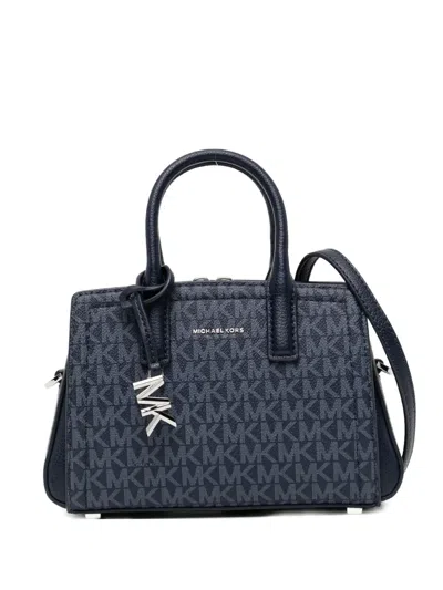 Michael Kors Logo Tote Bag In Blue
