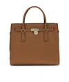 Michael Kors Leather Shoulder Bag In Brown