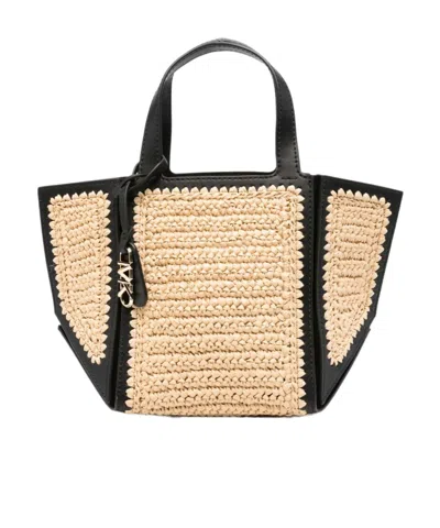 MICHAEL KORS MICHAEL KORS JORDI SMALL HAND-CROCHETED TOTE BAG