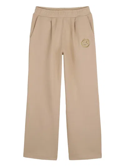 Michael Kors Kids' Logo Track Pants In Neutral