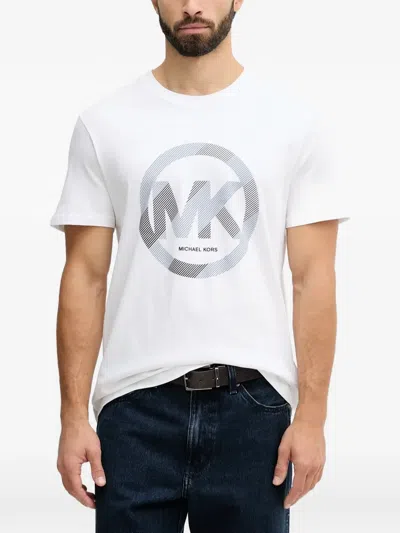 Michael Kors T-shirt Mit Logo-detail In White