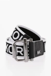 MICHAEL KORS LOGOED BELT WITH LEATHER DETAILS 40MM