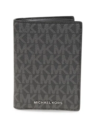 Michael Kors Logo-print Bi-fold Wallet In White